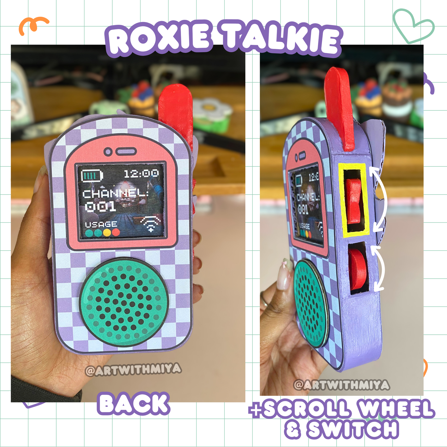Cardboard Roxy Talkie