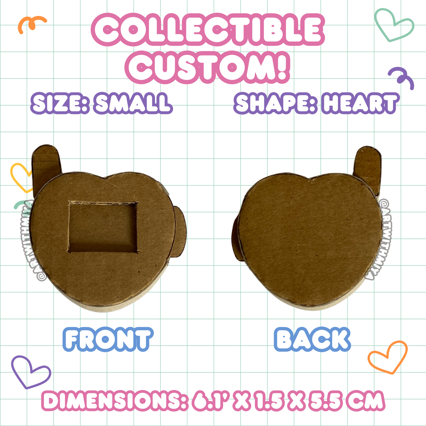 Custom Cardboard Collectible Base Options
