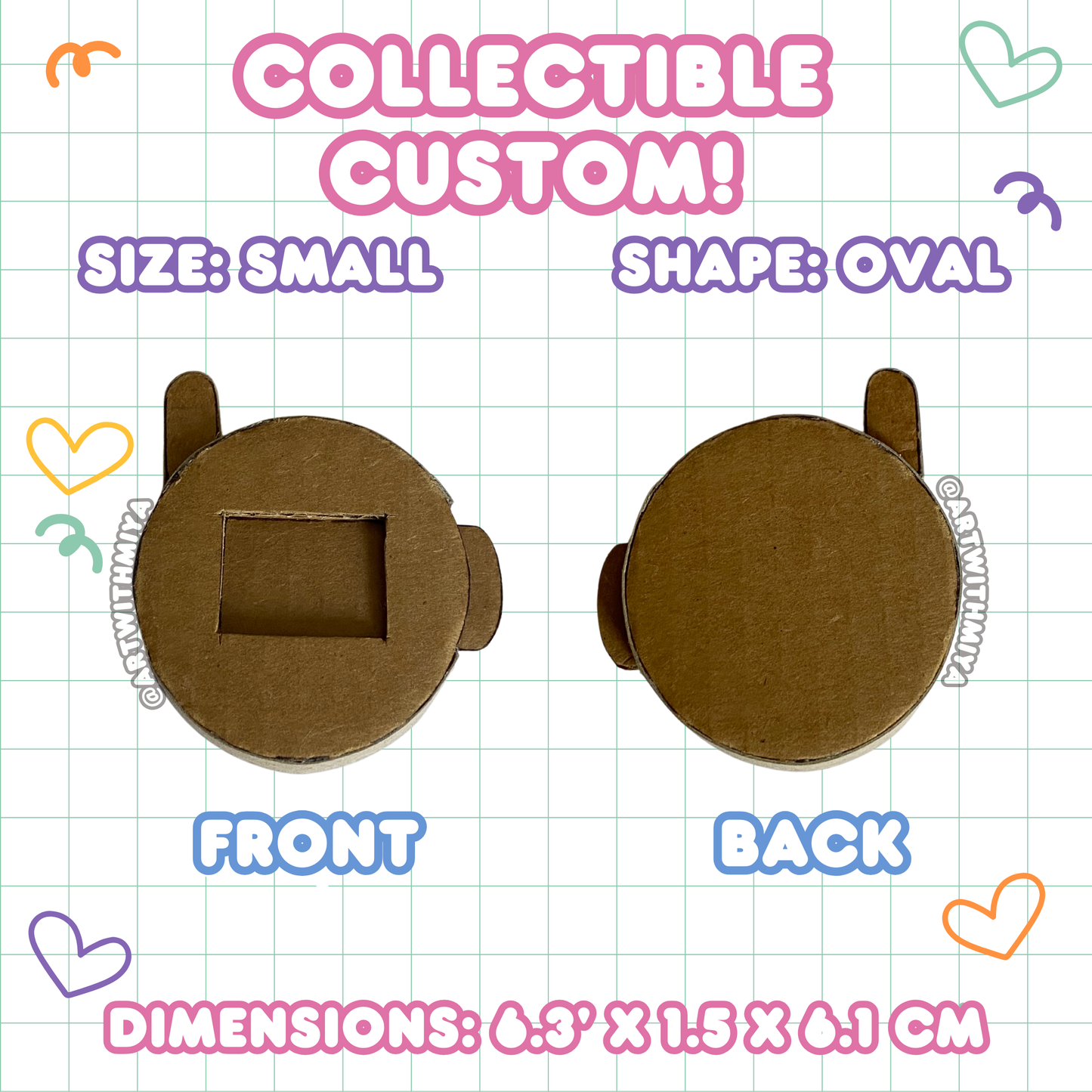 Custom Cardboard Collectible Base Options