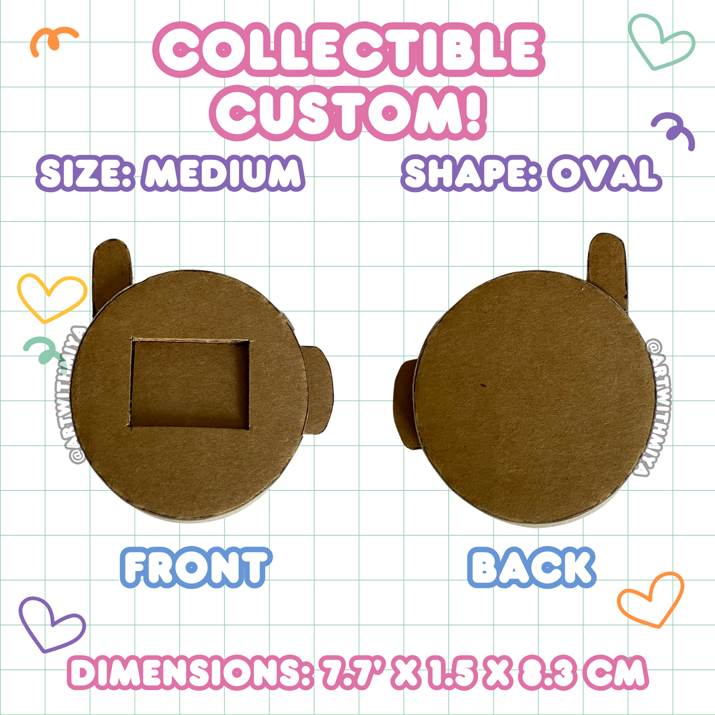 Custom Cardboard Collectible Base Options