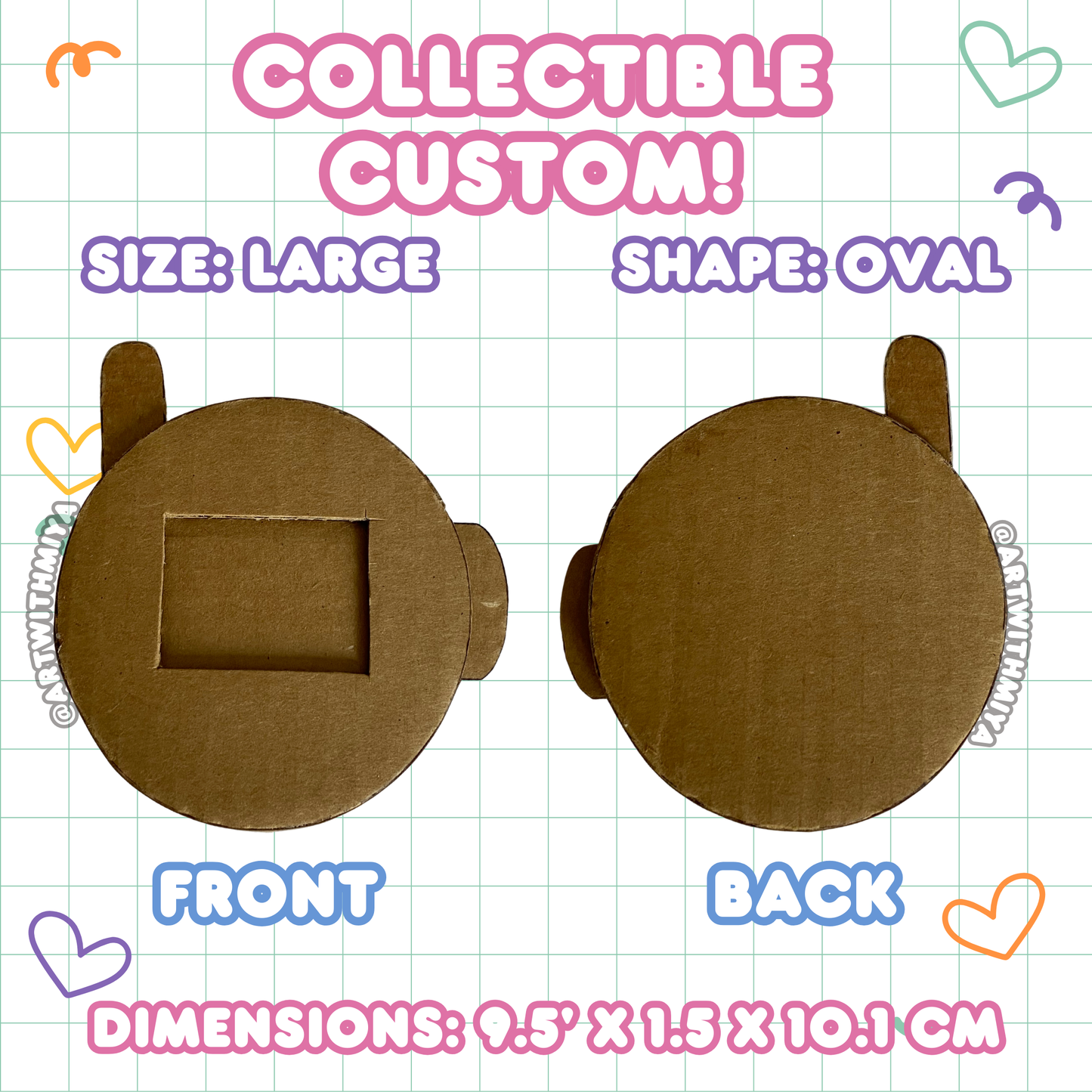 Custom Cardboard Collectible Base Options