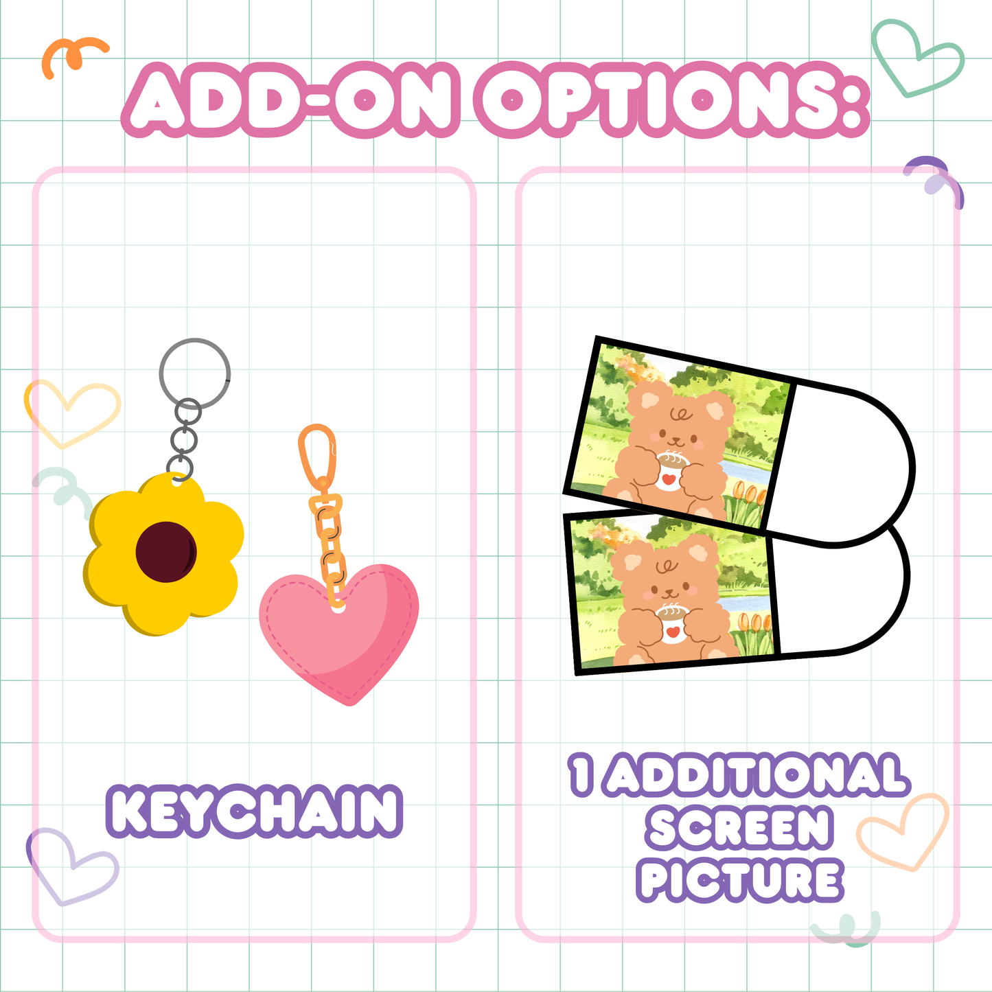 Custom Collectible Add-On Options