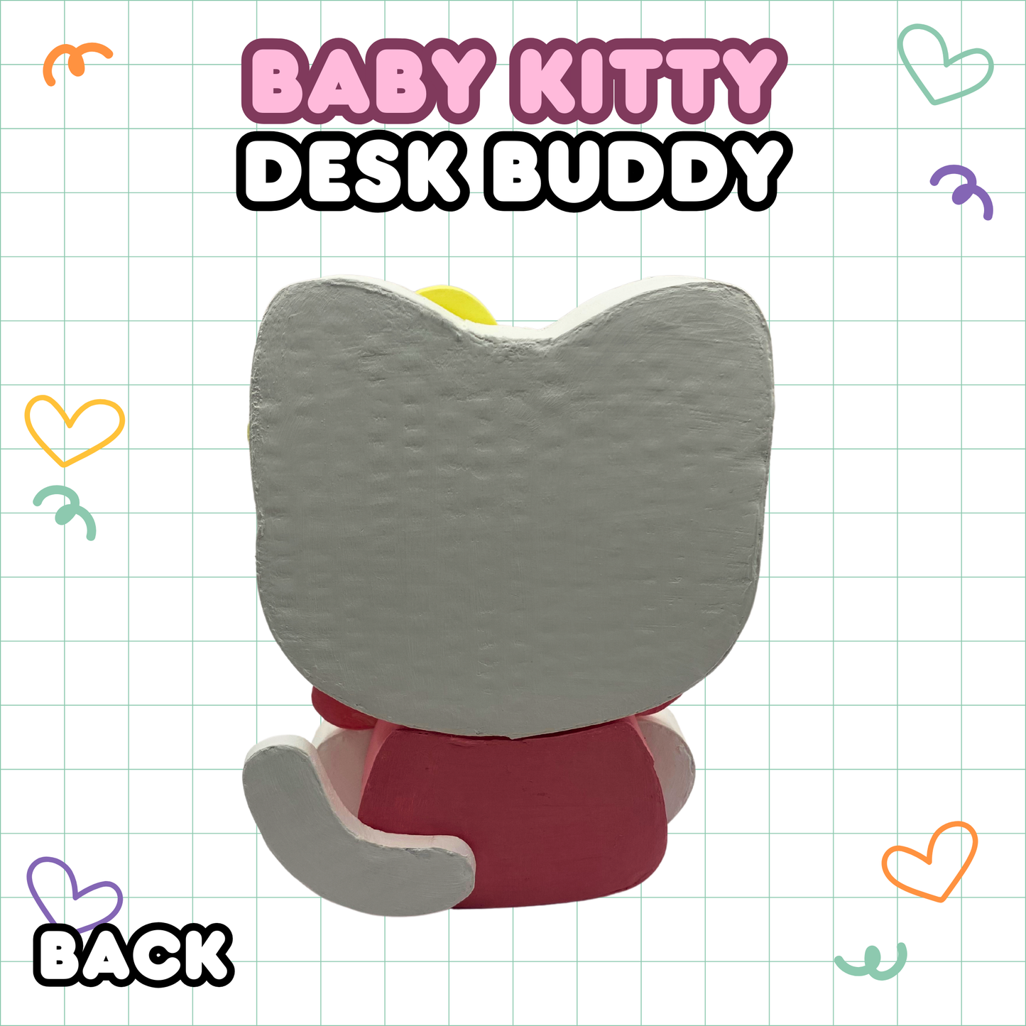 Baby Kitty Cardboard Desk Buddy!