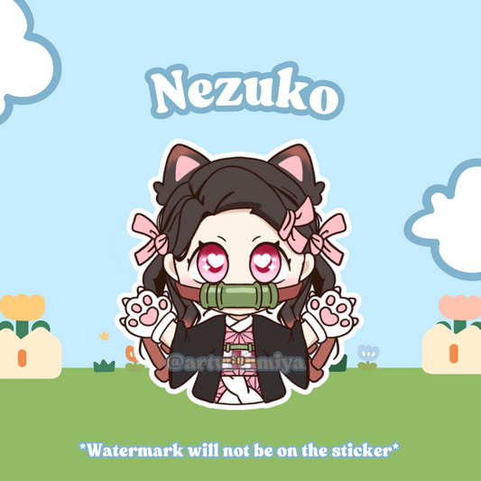 Nezuko Vinyl Sticker!