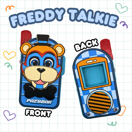 Handmade Cardboard Freddy Talkie (Redesign)