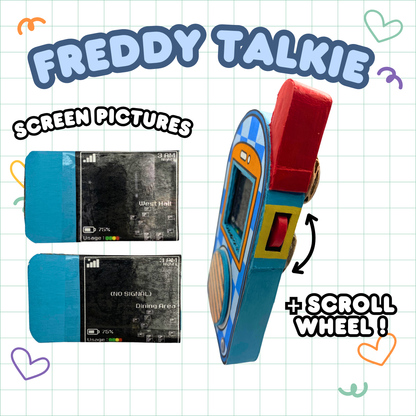 Handmade Cardboard Freddy Talkie (Redesign)