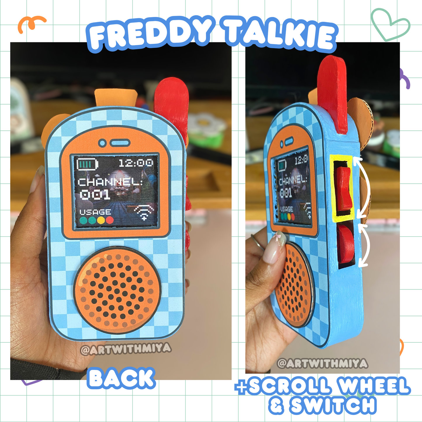 Cardboard Freddy Talkie (Redesign)