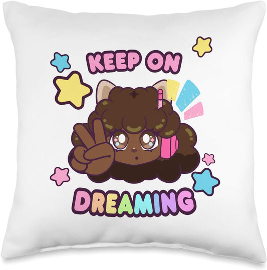 Keep On Dreaming (Magical Girls Club) Throw Pillow