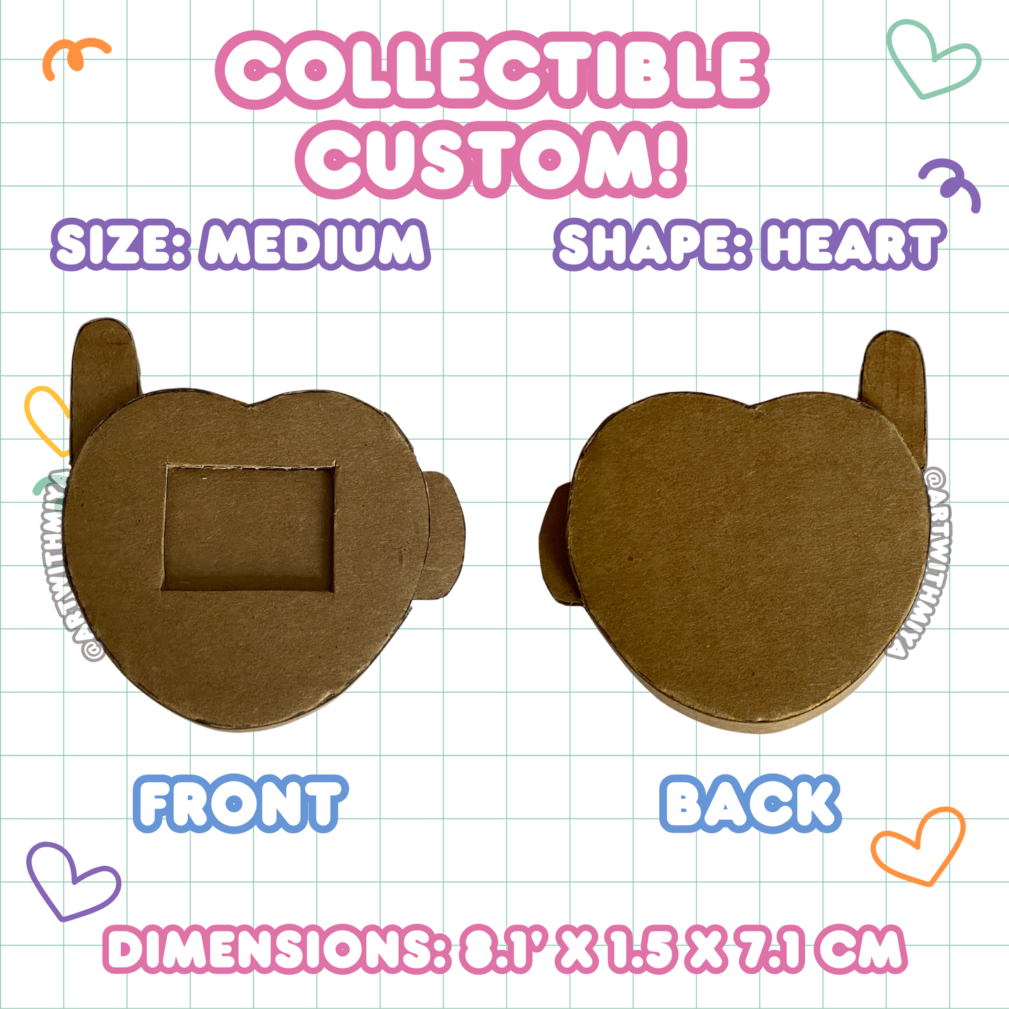 Custom Cardboard Collectible Base Options