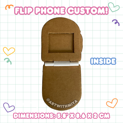 Cardboard Flip Phone Custom